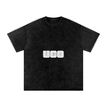 Snow Washed Oversized Cotton T-Shirt ODMPOD